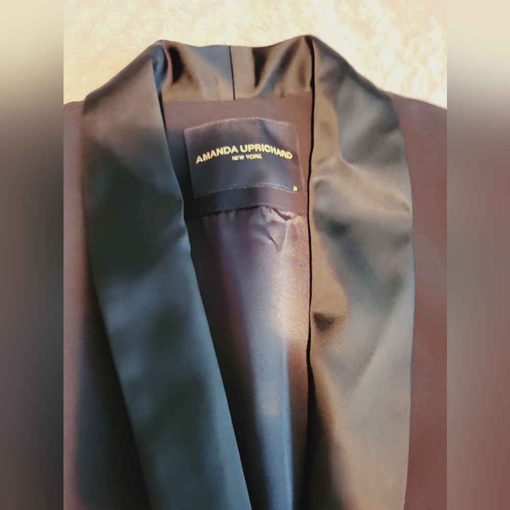 Amanda Uprichard Men's Elegant Black Tuxedo